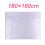 Large 3D Shower Curtain Clear Plastic EVA Diamond Water Cube Thicker 2