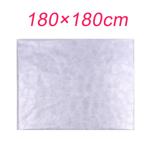 Large 3D Shower Curtain Clear Plastic EVA Diamond Water Cube Thicker 1