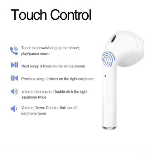 (White) Bluetooth Earbud Bluetooth Headphones Wireless Earbuds for All Bluetooth Devices 2