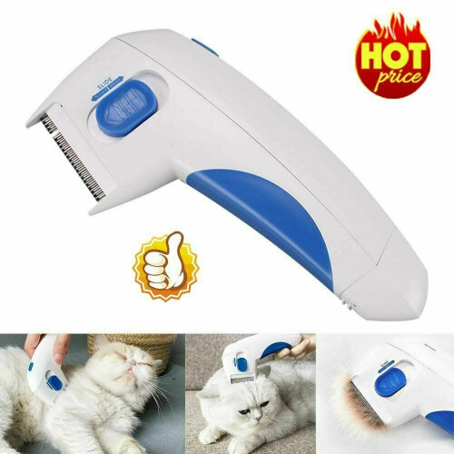 Flea Electric Pet Cat Dog Safe Flea Comb Kills Fleas Pet Supply on OnBuy