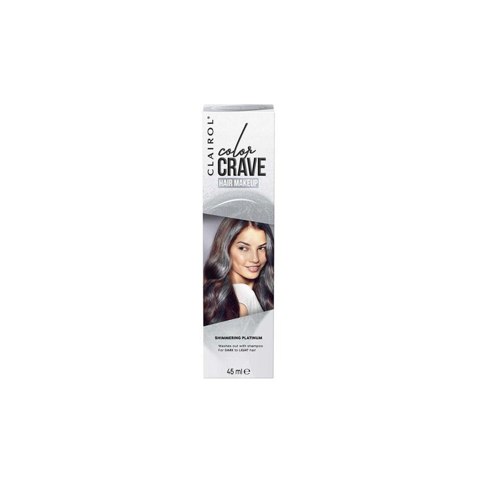 Clairol Colour Crave Non-Permanent Hair Makeup Platinum 45 ml