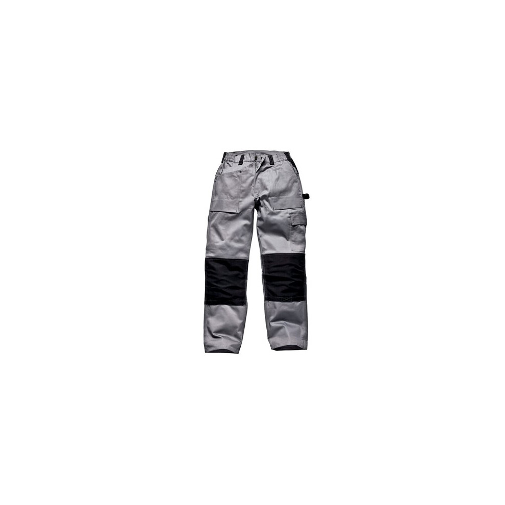 Dickies Grey/ Black Grafter Duo-Tone Trousers (Wd4930) Size 42R Black,Grey