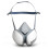 Moldex Moldex 5430 CompactMask FFABEK1P3 R D Half Face Mask 2