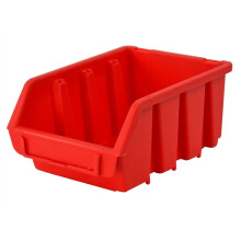 Faithfull Interlocking Storage Bin Size 2L Red 116 x 212 x 75mm FAITBBIN2L