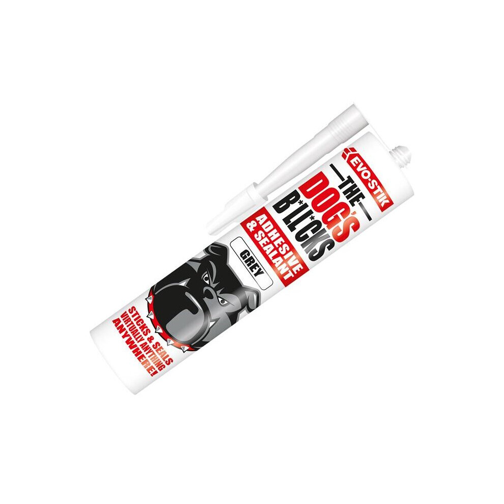 Evo-Stik The Dog's B*Ll*Cks Multipurpose Adhesive & Sealant, Grey 290Ml Evotdbgr 5010591002883