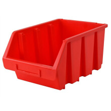 Faithfull Interlocking Storage Bin Size 4 Red 209 x 340 x 155mm FAITBBIN4