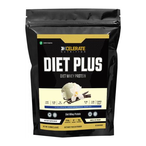 XCelerate Nutrition Diet Plus 2.25Kg - Vanilla Ice Cream