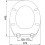 Anthracite / Dark Slate Grey Soft Close Toilet Seat Quick Release 2