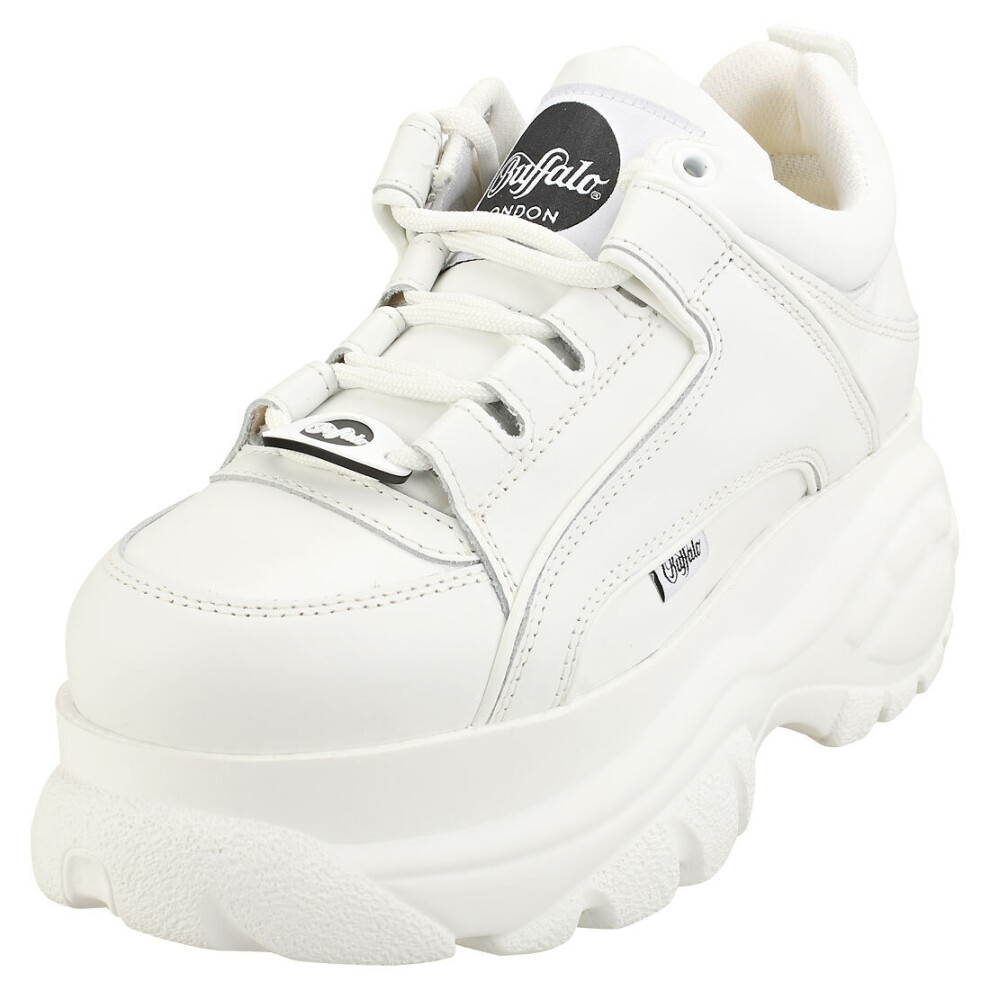 (7) Buffalo London 1339-14 2.0 V Womens Platform Trainers In White