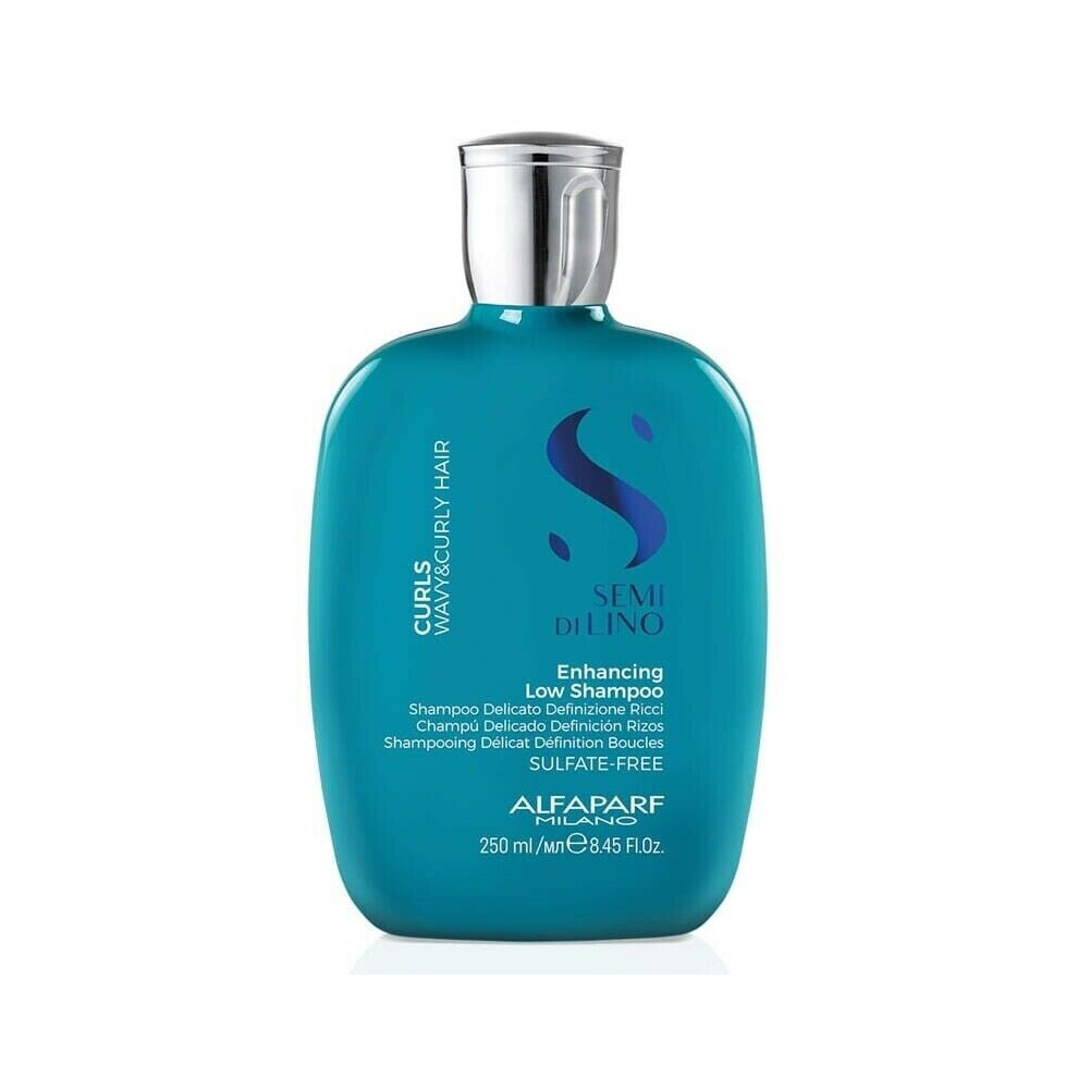 Alfaparf Semi Di Lino Curly&Wavy Hair Shampoo-Curls Hair Vegan Formula