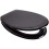 Black Soft Close Toilet Seat Quick Release Top/Bottom Fix 1