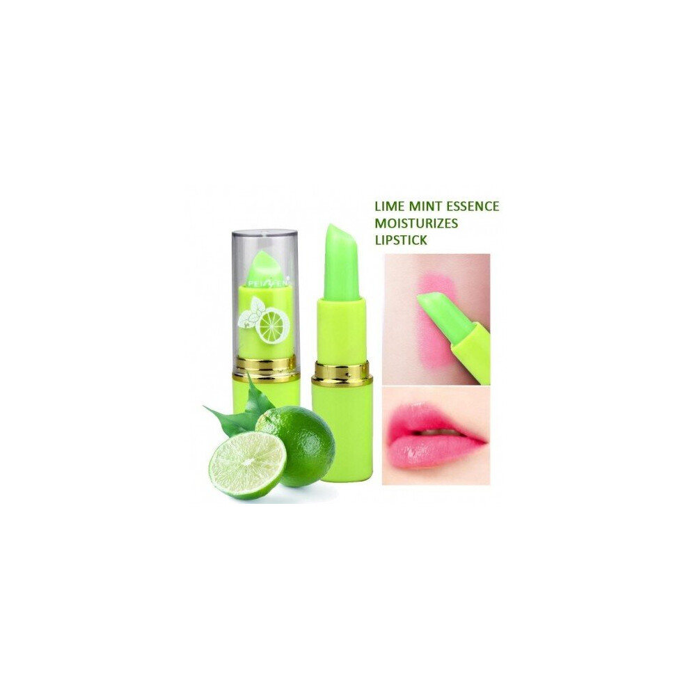 Blowuponline5 Pnf Brand Mint Essence Moisturizers Lipstick Waterproof Long-Lasting Natural Lip Stick Lip Makeup Temperature Changed Batom