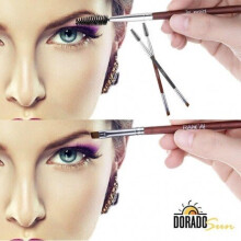 Single Branch Makeup Brush Rancai Double Head Eyebrow Brush Painting Eyelash Volume Brush Gift