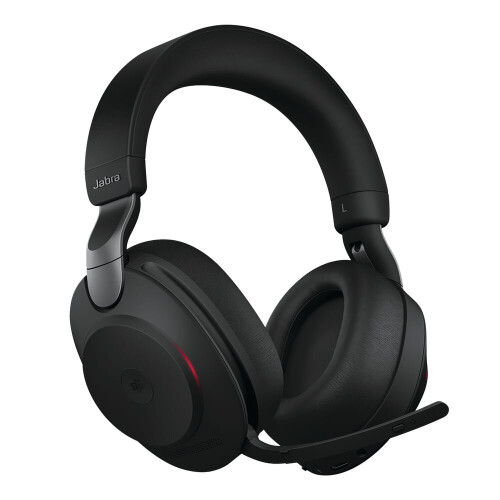 Jabra Micro-casque sans fil - Jabra - Evolve2 85 - USB-C - Réduction de bruit active - Charge