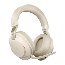 Jabra Evolve2 85 380a MS Stereo Headset Beige 706487020530 JAB02328