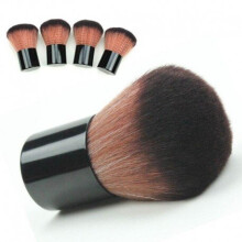 Mayitr 1pcs New Soft Fiber Powder Makeup Round Brush Professional Kabuki Cosmetic Blush Brush Beauty Tool For Makeup