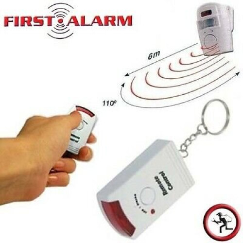 Wireless InfaRed Alarm with Sensor 105dB Volume 1