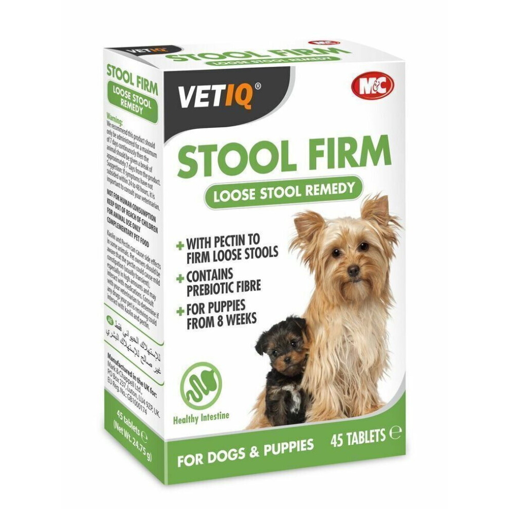 Vetiq Stool Firm For Firmer Faeces (poo) In Dogs