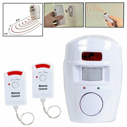 Wireless InfaRed Alarm with Sensor 105dB Volume