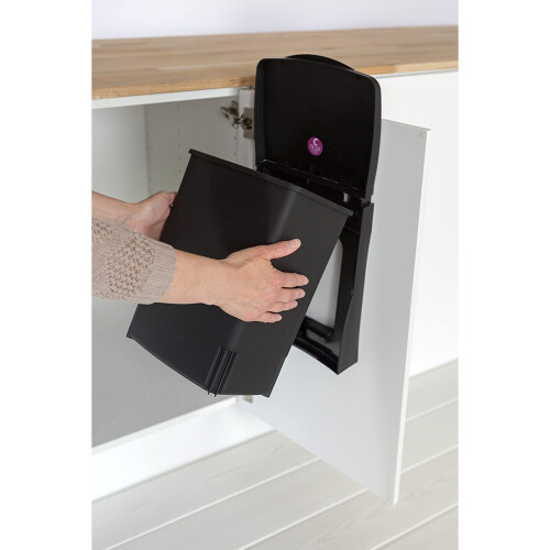 Brabantia Brabantia 10L Built In Kitchen Door Mountable Waste - Black 2