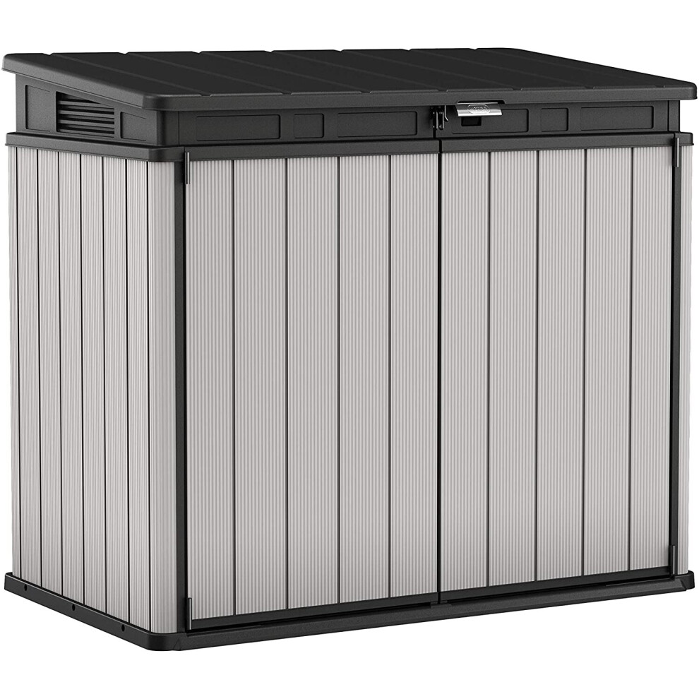 Keter Store It Out Premier XL Outdoor Plastic Garden Storage Shed Grey