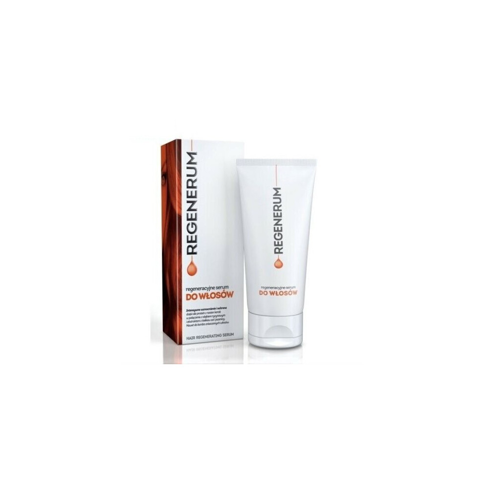 Regenerum Regenerating Hair Serum 125 Ml - Nourishes, Strengthens, Repairs Dry/Damaged Hair, Reduces Frizz, Adds Shine