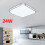 24W Bright Square LED Ceiling Down Light Panel Wall Kitchen Bathroom 7