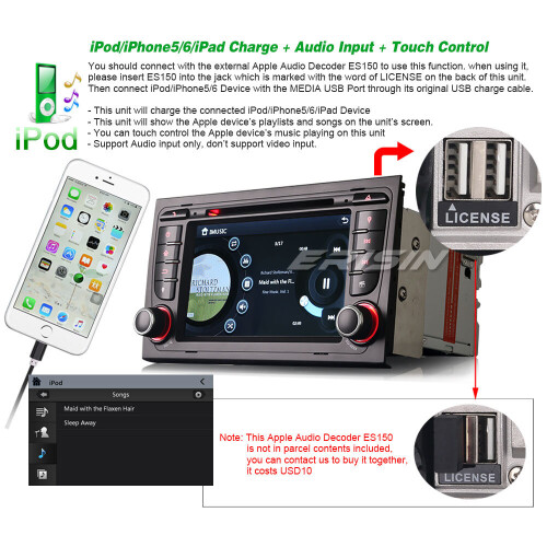 DAB+ Car Stereo SatNav iPod DVB-T AUDI A4 S4 RS4 B7 B9 RNS-E SEAT EXEO 2
