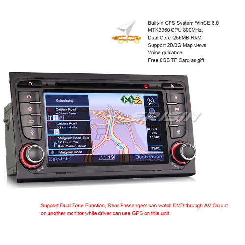 DAB+ Car Stereo SatNav iPod DVB-T AUDI A4 S4 RS4 B7 B9 RNS-E SEAT EXEO 1