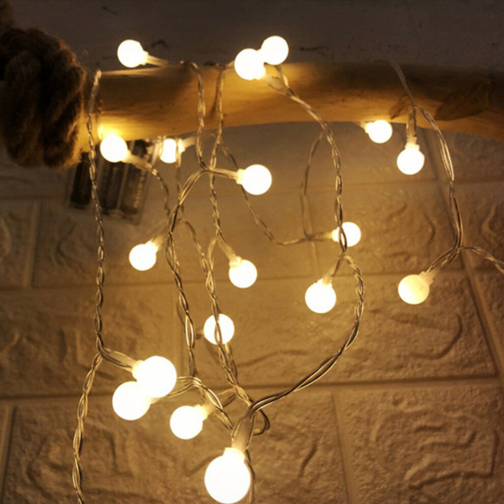 100 LED Globe Ball Outside Garden Lights String Fairy Decor 33ft