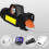 Lampe frontale LED USB 2 x rechargeable Lampe frontale de travail Lampe frontale Torche de tête 11