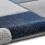 Think Rugs (160x220cm) Brooklyn Modern Rugs 21830 in Square Patchwork Grey Blue Thick Soft Mats 4