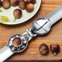 2 in 1 Quick Chestnut Clip Walnut Plier Metal NutCracker Sheller