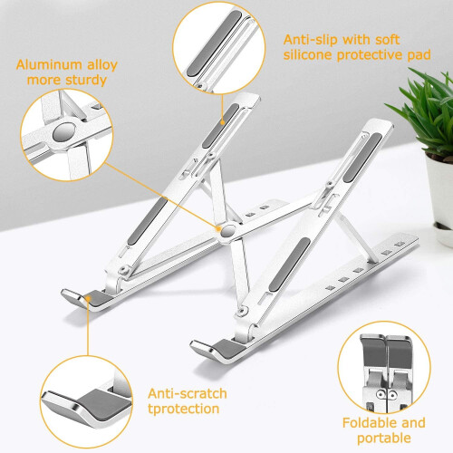 Adjustable Laptop Stand, Laptop Holder Riser Computer Stand, 6-Angles 2