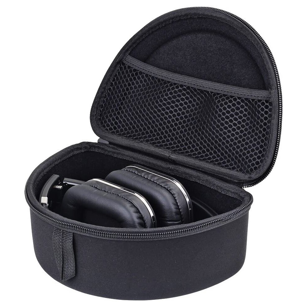 August BAG650 Headphones Zip Up Hard Case Beats Sony Sennheiser Compatible