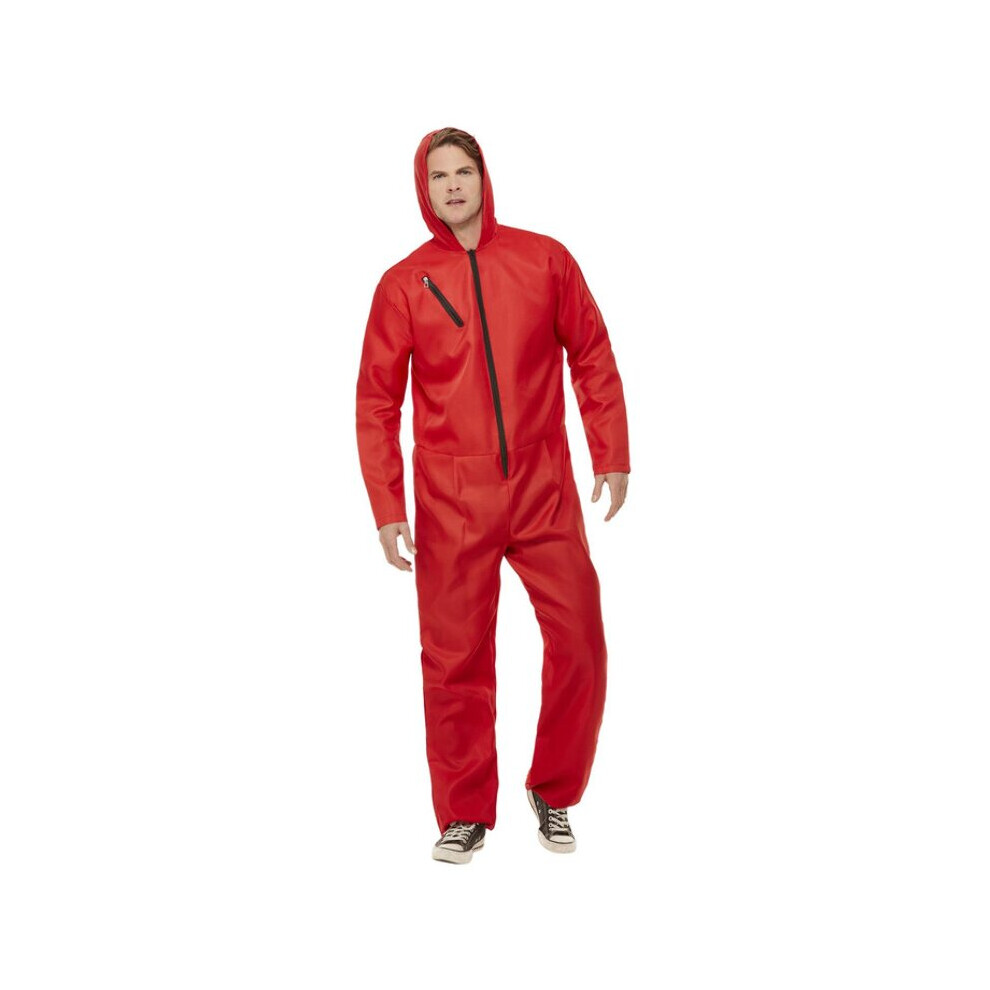 Smiffy's Adults Bank Robber Heist Jumpsuit (Xl) Multicoloured