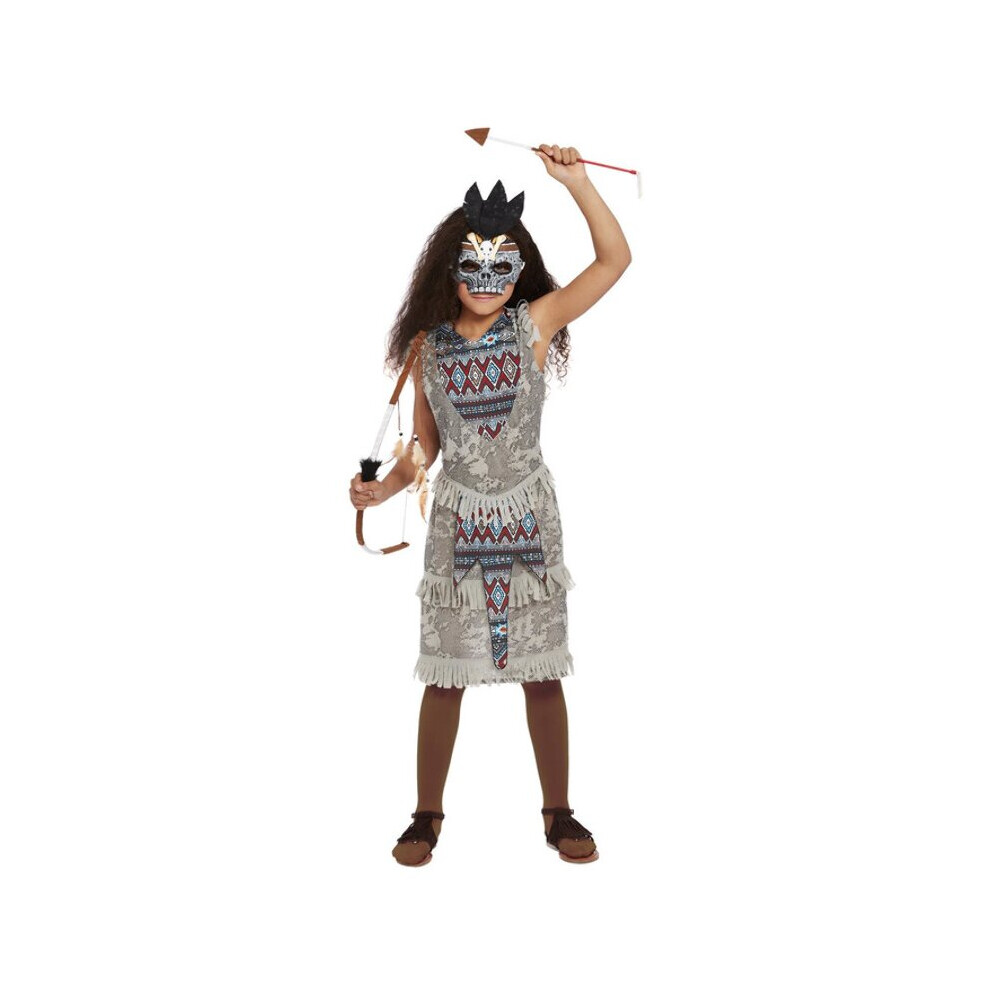 Girls Dark Spirit Warrior Fancy Dress Costume (Age 10-12)