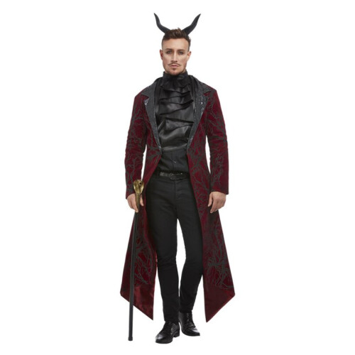 Smiffy's Mens Deluxe Red Devil Fancy Dress Costume (Large)