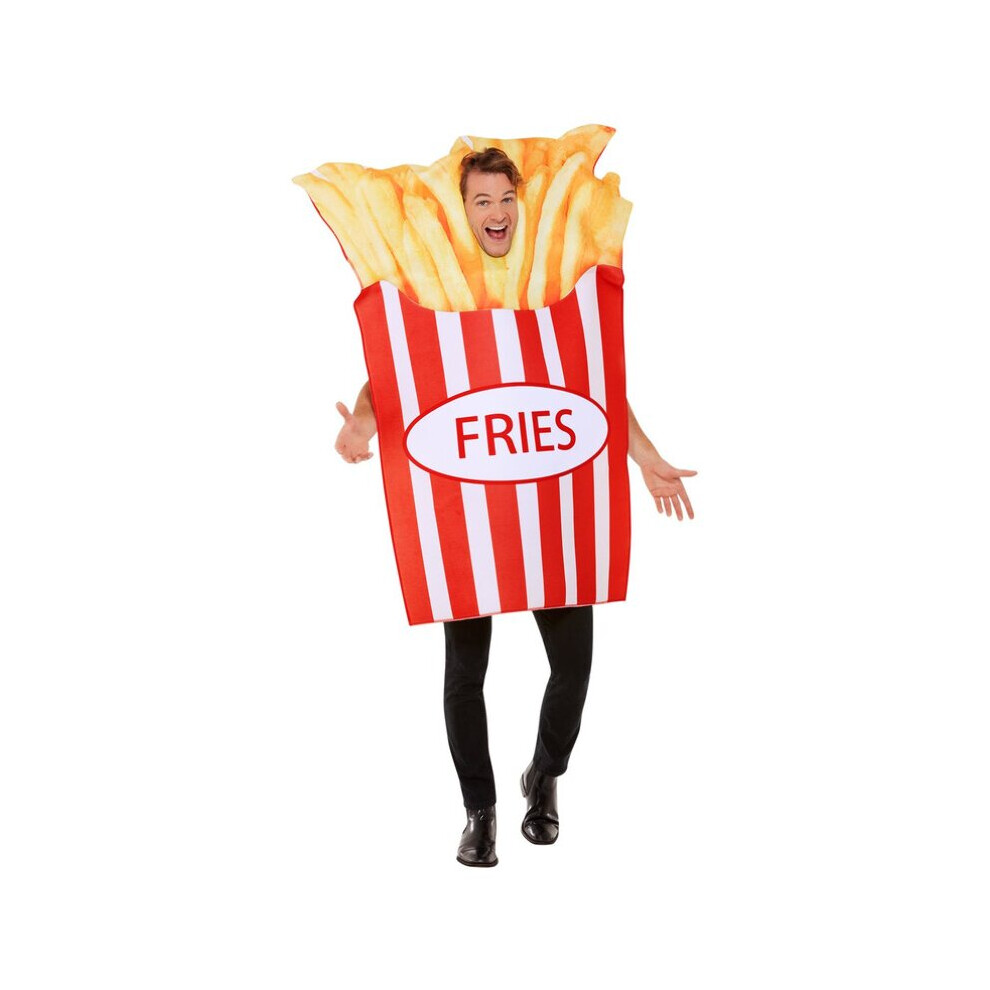 Smiffy's Mens French Fries Fancy Dress Costume (One Size) Multicoloured