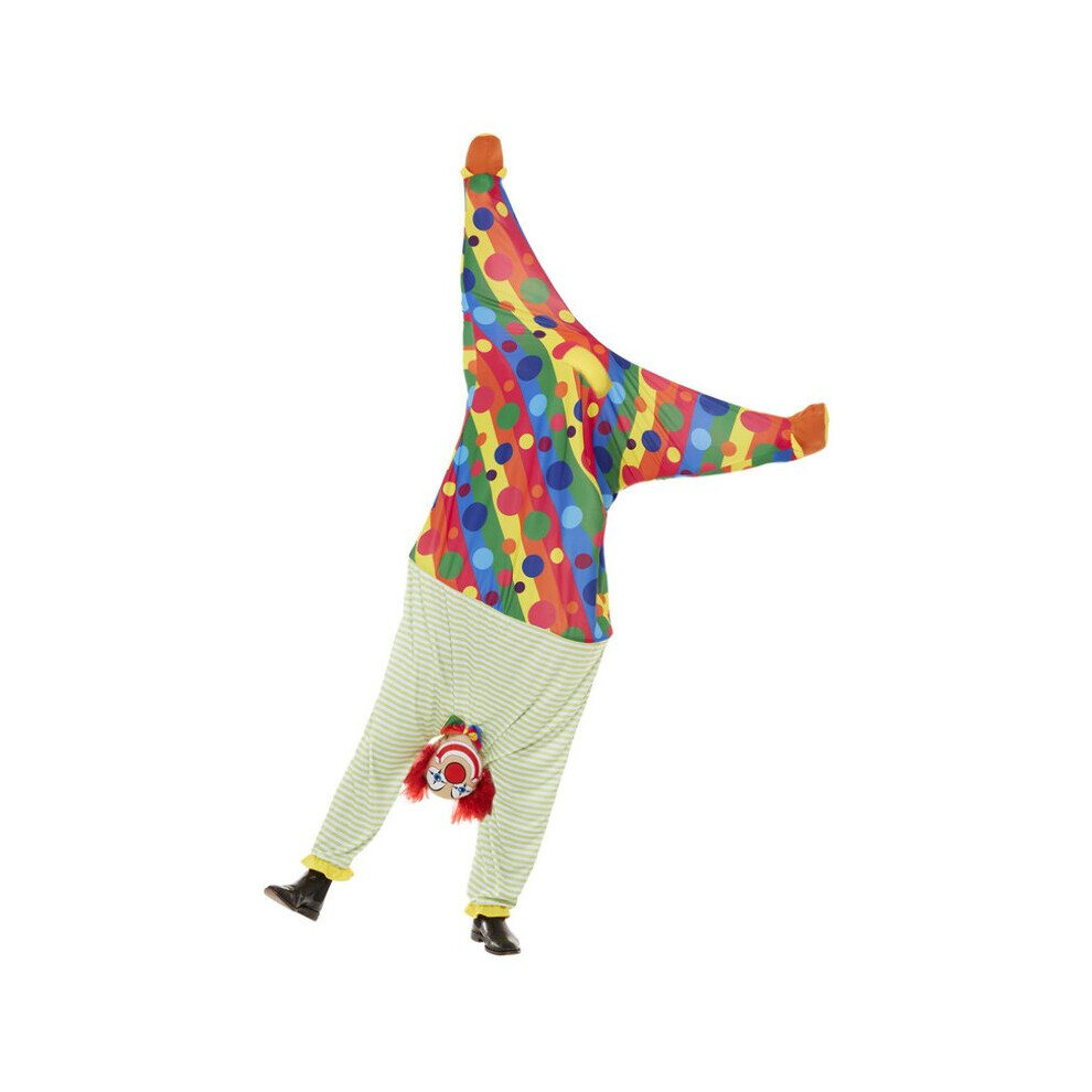 Mens Upside Down Clown Fancy Dress Costume (One Size)