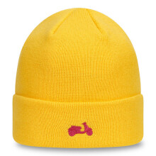 New Era Minibike Knitted Beanie With Cuff ~ Vespa yellow