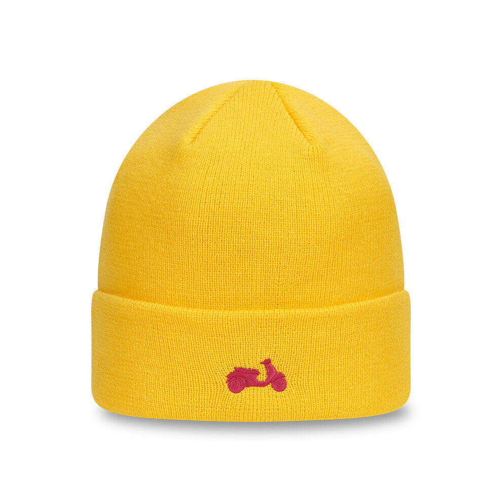 New Era Minibike Knitted Beanie With Cuff ~ Vespa yellow