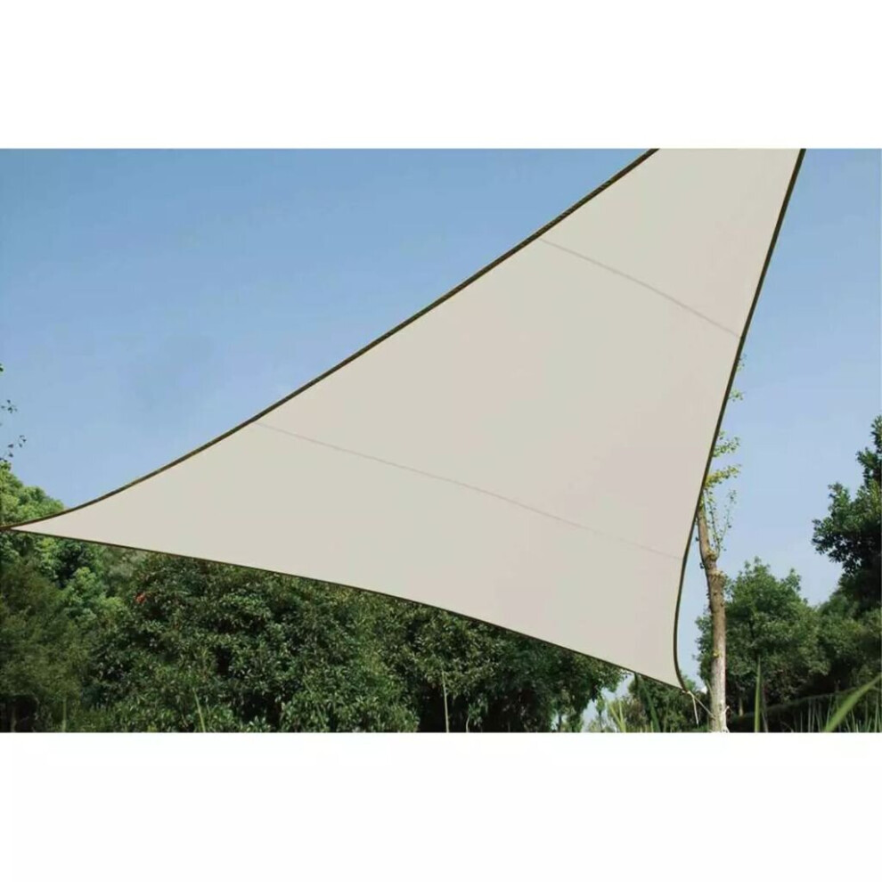 Vidaxl Perel Shade Sail Triangle 3.6M Outdoor Garden Canopy Shelter Gss3360 Cream