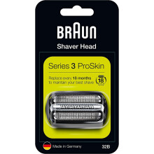 Braun 32B Black Key Part Replacement Foil & Cutter Cassette Series 3