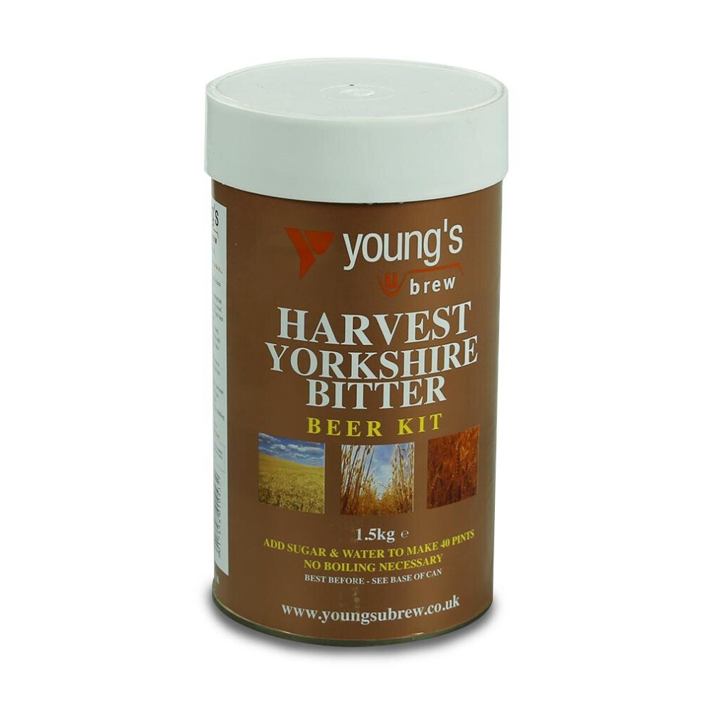 Youngs (Yorkshire Bitter) Harvest 40 Pint (1.5Kg) Beer Making Kit - Homebrew