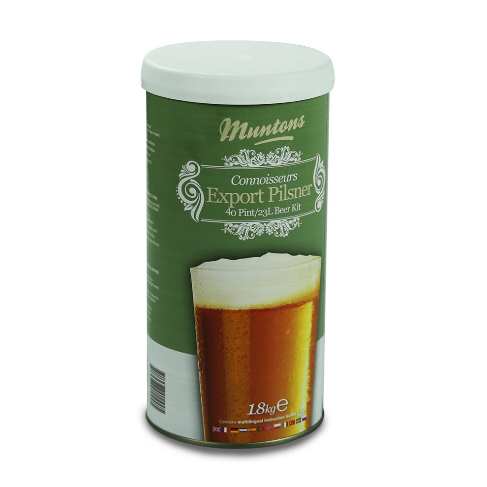 (Export Pilsner) Muntons Connoisseurs 40 Pint Beer Kits