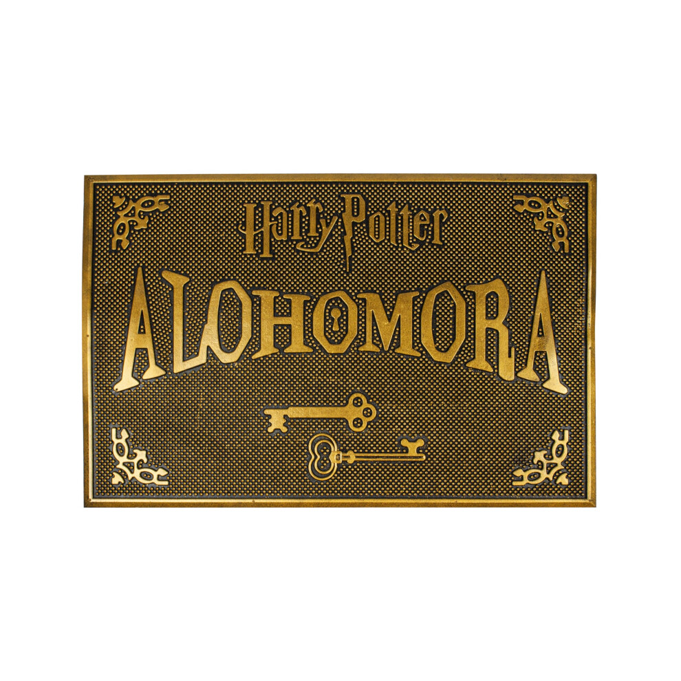 Harry Potter Doormat Alohomora Rubber Welcome Home Mat HP Gift