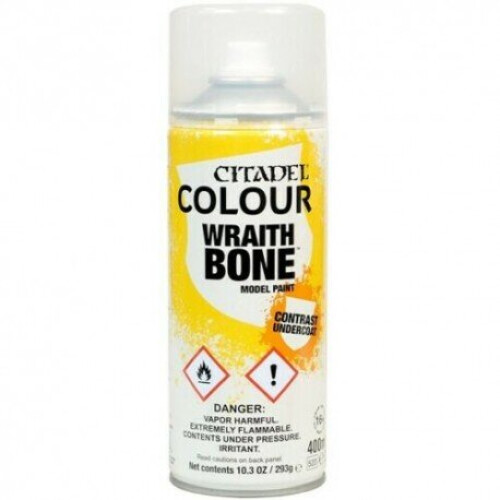 Games Workshop Citadel Colour - WraithBone Model Paint Contrast Undercoat Spray