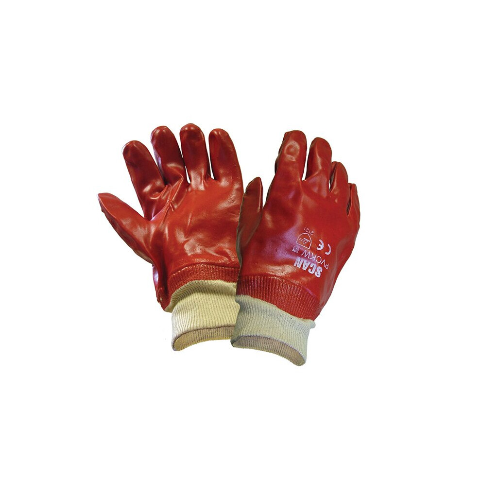 Scan Pvc Knitwrist Glove Scaglopvckw 5023969224213