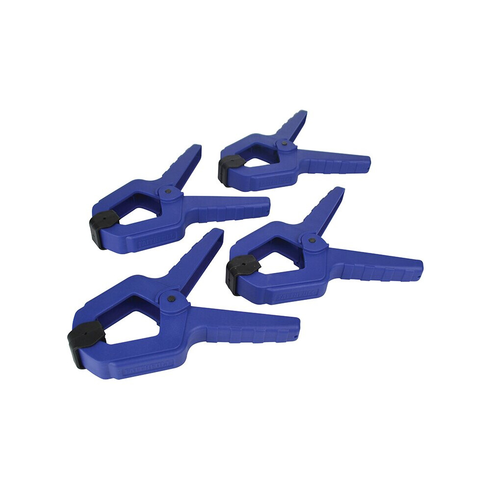 Faithfull Spring Clamp 75Mm (3In) (Pack 4)